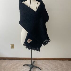 Black Mohair Scarf